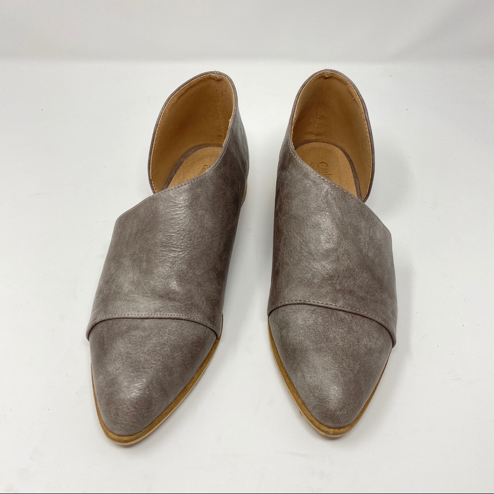 Catherine Malandrino Gray Swan D'Orsay Flats 7.5